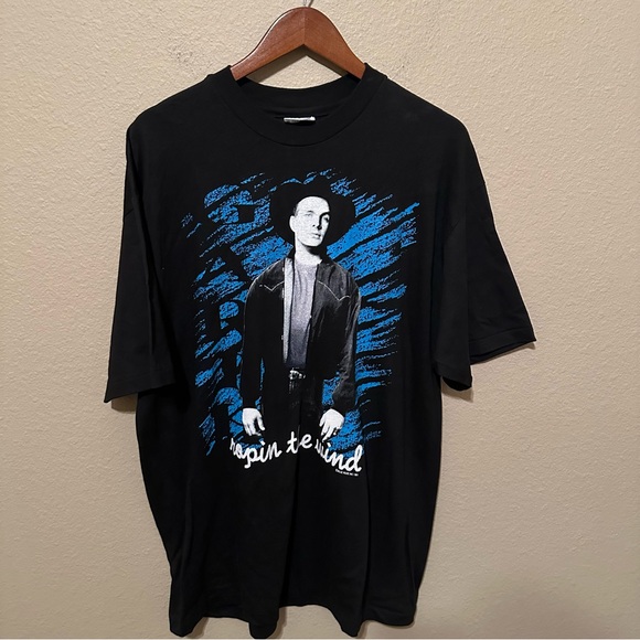 Vintage Other - Vintage 90s Garth Brooks Ropin’ the Wind Single Stitch Concert T-Shirt